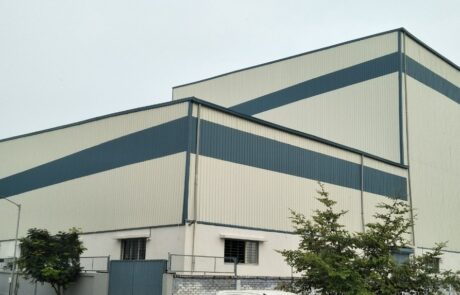 big height shed with sheet